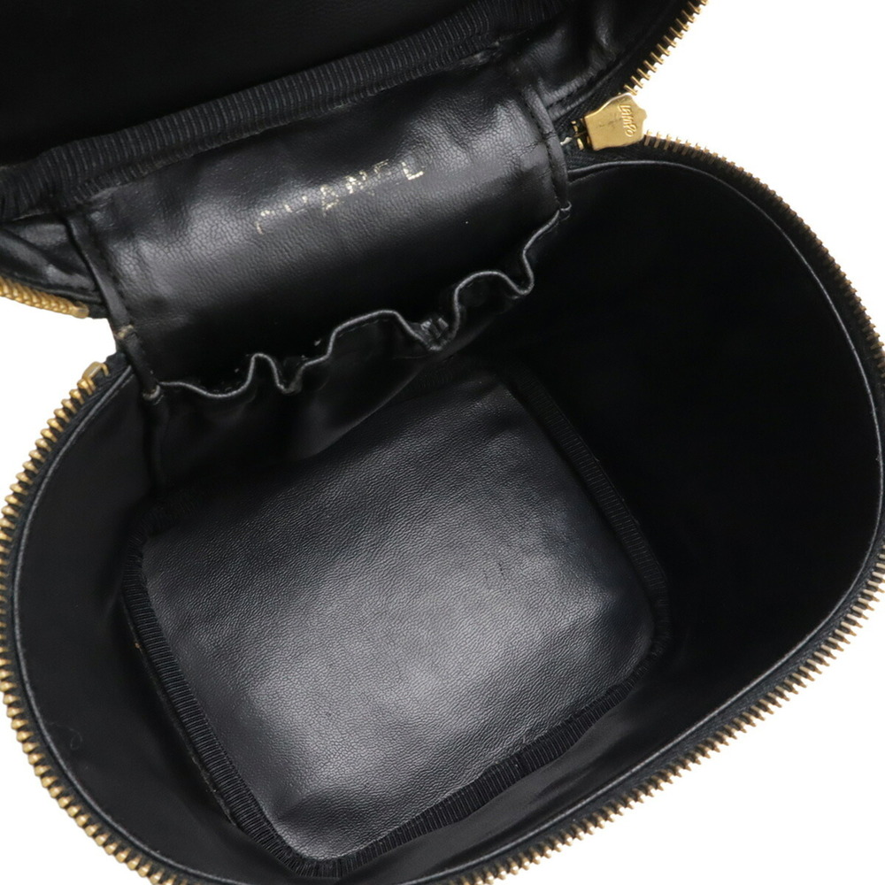 CHANEL Black Caviar Leather Logo Pouch - Picture 7 of 10